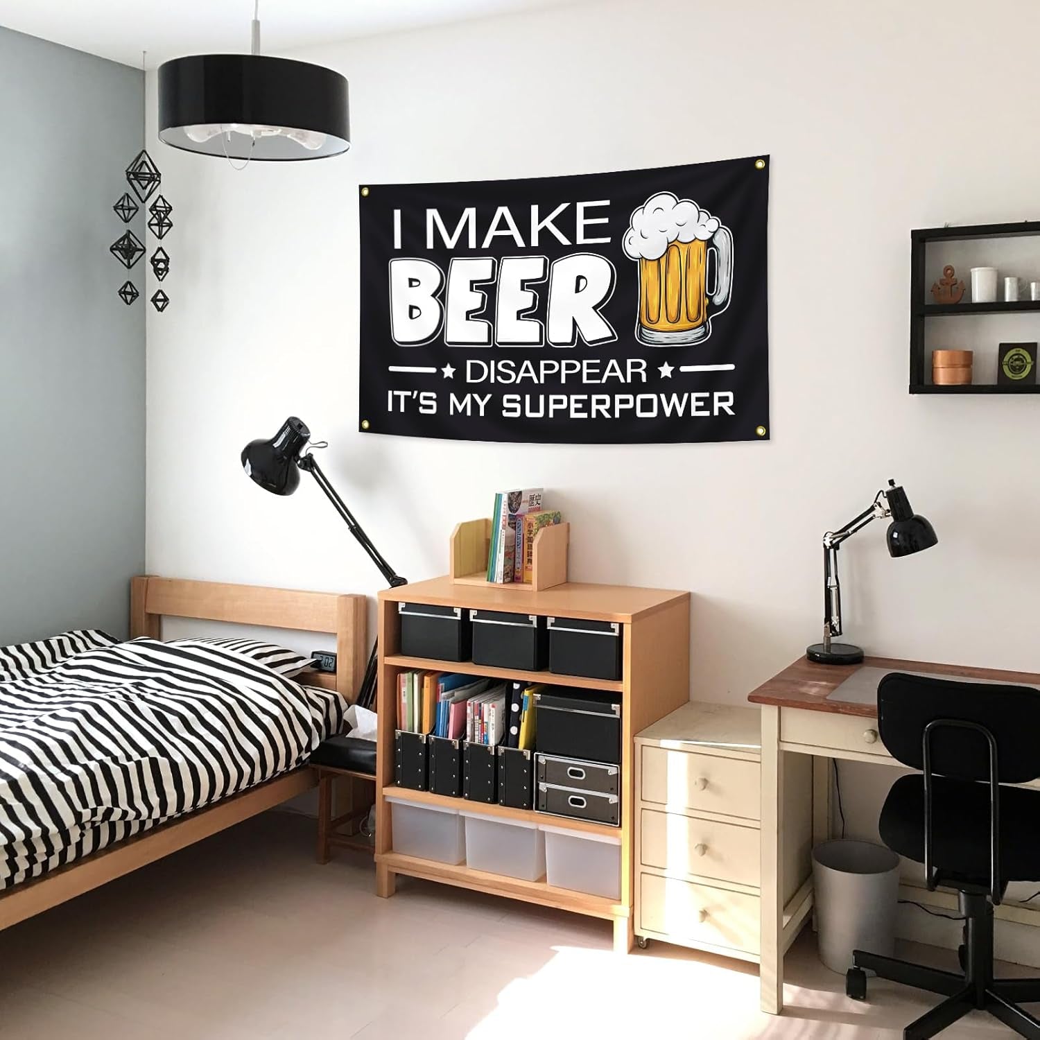 I MAKE BEER Funny Flags for Room 3X5 Feet College Dorm Room Decor Man Cave Frat Wall Indoor Outdoor Flag.
