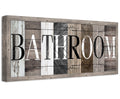 Bathroom in Multi Pattern - Canvas