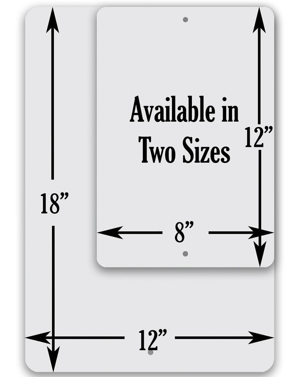Bathroom Rules (Chalkboard Style) - Metal Sign